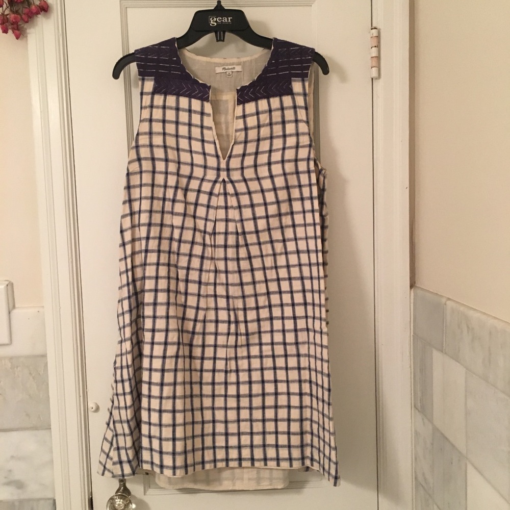 Madewell embroidered yoke swing dress